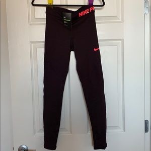 S, Nike Pro Hyperwarm Leggings NWT